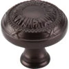 Top Knobs - Ribbon 1 1/4 Inch Diameter Round Knob - Oil Rubbed Bronze -Plumb Tile M961 615