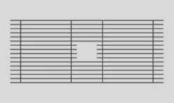 Mila Mila - Solid Stainless Steel Bar Basin Grid - 36.5 X 16 Graphite