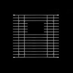 Mila Mila - Solid Stainless Steel Bar Basin Grid - 16.5 X 16 Satin Brushed SS