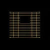 Mila Mila - Solid Stainless Steel Bar Basin Grid - 18.5 X 16 Gold -Plumb Tile MBG 6506GDSB 45