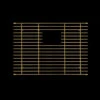 Mila Mila - Solid Stainless Steel Bar Basin Grid - 22.5 X 16 Gold -Plumb Tile MBG 6509GDSB 27