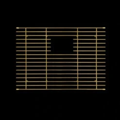 Mila Mila - Solid Stainless Steel Bar Basin Grid - 22.5 X 16 Gold