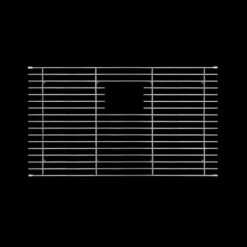 Mila Mila - Solid Stainless Steel Bar Basin Grid - 28.5 X 16 Satin Brushed SS