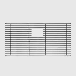 Mila Mila - Solid Stainless Steel Bar Basin Grid - 31.5 X 16 Graphite