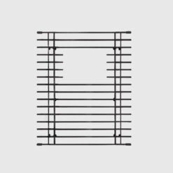 Mila Mila - Solid Stainless Steel Bar Basin Grid - 10.5 X 16 Graphite