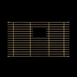 Mila Mila - Solid Stainless Steel Bar Basin Grid - 26.5 X 16 Gold