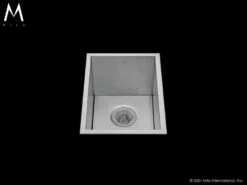 Mila Mila - Atelier Entertainment Single Bowl Tri-Mount - 11 X 17 Satin Brushed SS