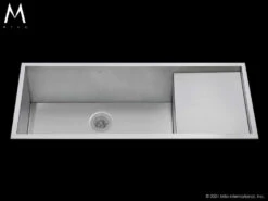 Mila Mila - Atelier Prepboard Tri-Mount - 48 X 19.5 Satin Brushed SS