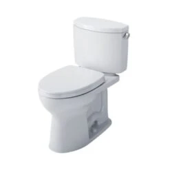 Toto Toto - Drake II 2Pc Uh Toilet W/ Ss124 Right Hand Trip Lever - Cotton