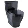 Toto Toto - Legato WASHLET+ One-Piece Toilet With CEFIONTECT And SS124 Seat -Plumb Tile MS624124CEF
