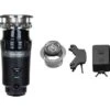Mountain Plumbing Mountain Plumbing - Batch Feed Waste Disposer System Kit With 3-Bolt Mount 3/4 HP Disposer