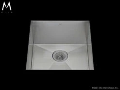 Mila Mila - Flatiron Single Bowl Under Mount - 19 X 17 Satin Brushed SS