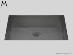 Mila Mila - Flatiron Single Bowl Under Mount - 32 X 17 Graphite