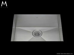 Mila Mila - Flatiron Single Bowl Under Mount - 22 X 18.5 Satin Brushed SS