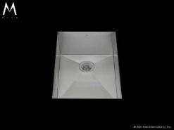 Mila Mila - Flatiron Single Bowl Under Mount - 15 X 20 Satin Brushed SS