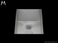 Mila Mila - Flatiron Single Bowl Under Mount - 19 X 20 Satin Brushed SS