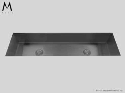 Mila Mila - Workstation Single Bowl Under-Mount - 63 X 18.5 Graphite