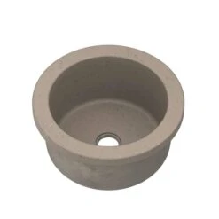 Native Trails Native Trails - Malibu Bar And Prep Sink -Plumb Tile Malibu Concrete Bar Prep Sink Earth NSB1407 E SILO ANGLE