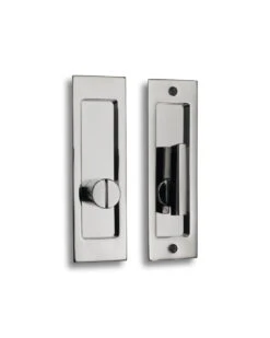 Linnea Linnea - Square ADA Compliant Privacy Pocket Door Lock Minimum Door Thickness 1-3/8 Inch