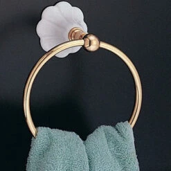 Strom Living - Fluted Porcelain Towel Ring