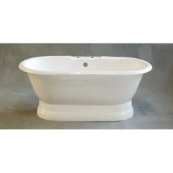 Strom Strom Living - The Peninsula 5' Cast Iron Dual Tub On Pedestal