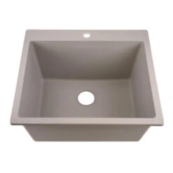 Nantucket Sinks Nantucket Sinks - 25 Inch Inch Single Bowl Granite Composite Sink - Truffle