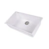 Nantucket Sinks Nantucket Sinks - Large Single Bowl Undermount Granite Composite White