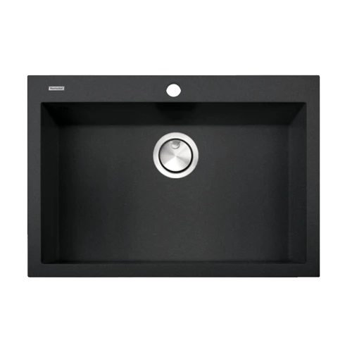 Nantucket Sinks Nantucket Sinks - Large Single Bowl Dual-mount Granite Composite Black 3 Nantucket Sinks Nantucket Sinks - Large Single Bowl Dual-mount Granite Composite Black
