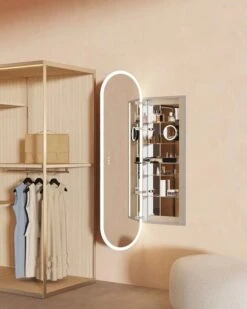 Robern Robern - Presence 20X67 Inch Lighted Frameless Single Door Medicine Cabinet