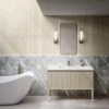 Wetstyle Wetstyle - Rayado - Metro - Vanity Floor-Mount - 42 Inch -Plumb Tile RY42FM 39 Jacobsen 1500a264 8b02 4bf6 b178 5ccce2a9a851