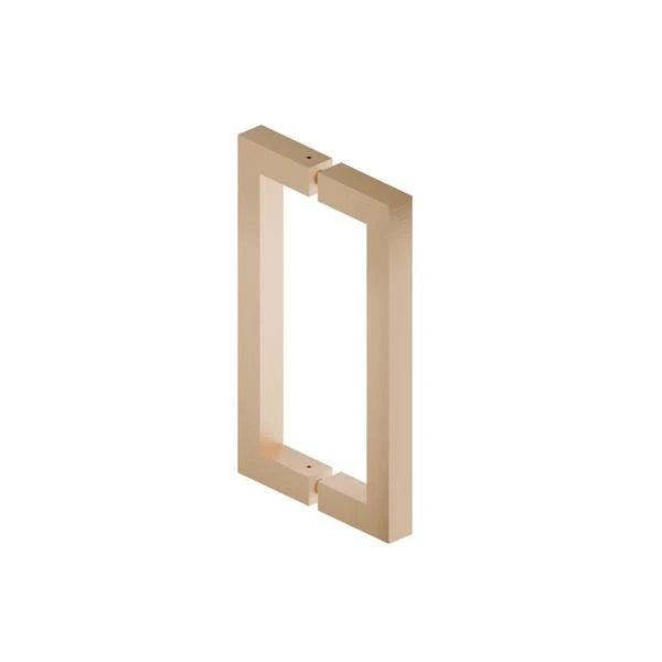 Isenberg Isenberg - 8 Inch Back-To-Back Square Shower Door Pull Handle 3 Isenberg Isenberg - 8 Inch Back-To-Back Square Shower Door Pull Handle