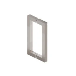 Isenberg Isenberg - 8 Inch Back-To-Back Square Shower Door Pull Handle 11 Isenberg Isenberg - 8 Inch Back-To-Back Square Shower Door Pull Handle -Plumb Tile SDH.1000PN