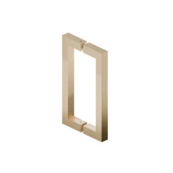 Isenberg Isenberg - 8 Inch Back-To-Back Square Shower Door Pull Handle 13 Isenberg Isenberg - 8 Inch Back-To-Back Square Shower Door Pull Handle -Plumb Tile SDH.1000SB