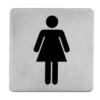 Linnea - Square Women's Restroom Sign 2 Linnea - Square Women's Restroom Sign -Plumb Tile SGN 76S2 scaled 1