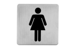 Linnea - Square Women's Restroom Sign