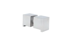 Linnea Linnea - Shower Door Pull Back To Back Mount: 1/2 Inch Or 3/4 Inch Glass.