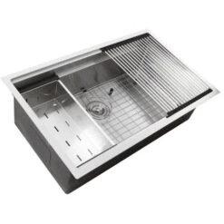 Nantucket Sinks Nantucket Sinks - 32 Inch Professional Prep Station Undermount St. Kitchen Sink W/ Accessories