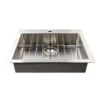 Nantucket Sinks Nantucket Sinks - Pro Series Small Radius Topmount Single Hole Stainless Steel Ada Kitchen Sink