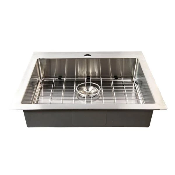 Nantucket Sinks Nantucket Sinks - Pro Series Small Radius Topmount Single Hole Stainless Steel Ada Kitchen Sink 3 Nantucket Sinks Nantucket Sinks - Pro Series Small Radius Topmount Single Hole Stainless Steel Ada Kitchen Sink
