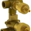 Watermark - 1/2 Inch Mini Thermostatic Valve With - Built In Vol. Cntrl & 3-Way Diverter 2 Watermark - 1/2 Inch Mini Thermostatic Valve With - Built In Vol. Cntrl & 3-Way Diverter -Plumb Tile SS TH80