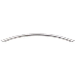 Top Knobs Top Knobs - Solid Bowed 8 13/16 Inch Center To Center Bar Pull - Brushed Stainless Steel