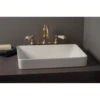 Strom Strom Living - Fireclay Rectangular Semi Drop-In Lavatory Sink -Plumb Tile STR P1181