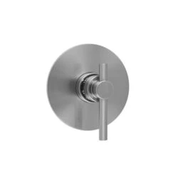Jaclo - Round Plate With Contempo Low Peg Lever Trim For Thermostatic Valves (J-TH34 & J-TH12)