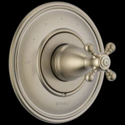 Brizo - Traditional Sensori Thermostatic Valve Trim - Cross 8 Brizo - Traditional Sensori Thermostatic Valve Trim - Cross -Plumb Tile T66T038 BN B1