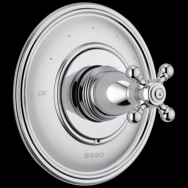 Brizo - Traditional Sensori Thermostatic Valve Trim - Cross 3 Brizo - Traditional Sensori Thermostatic Valve Trim - Cross