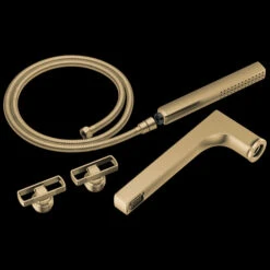 Brizo Brizo - Kintsu Two-Handle Tub Filler Trim Kit With Knob Handles 11 Brizo Brizo - Kintsu Two-Handle Tub Filler Trim Kit With Knob Handles -Plumb Tile T70308 GL B1