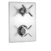 Jaclo Jaclo - Rectangle Plate With Lila Cross Thermostatic Valve With Lila Cross Built-in 2-Way Or 3-Way Diverter/Volume Controls (J-TH34-686 / J-TH34-687 / J-TH34-688 / J-TH34-689) 2 Jaclo Jaclo - Rectangle Plate With Lila Cross Thermostatic Valve With Lila Cross Built-in 2-Way Or 3-Way Diverter/Volume Controls (J-TH34-686 / J-TH34-687 / J-TH34-688 / J-TH34-689) -Plumb Tile T7560 TRIM JACLO Catalog Picture