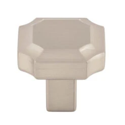 Top Knobs - Davenport 1 1/4 Inch Length Geometric Knob -Plumb Tile TK3020BSN mn