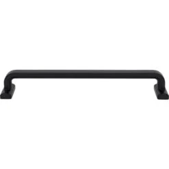 Top Knobs Top Knobs - Harrison 12 Inch Center To Center Appliance Pull -Plumb Tile TK3168BLK 0 85