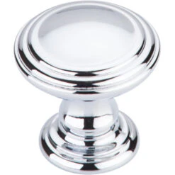 Top Knobs - Reeded 1 1/4 Inch Diameter Round Knob -Plumb Tile TK320PC